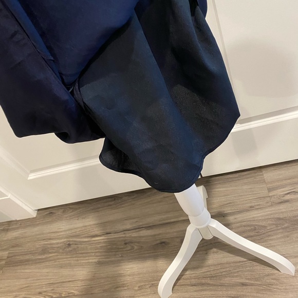 🤡BOGO🤡 NWT Spencer SUNDAY BEST Pure Indigo Satin Strapped Dress - Womens 10 - Picture 5 of 12